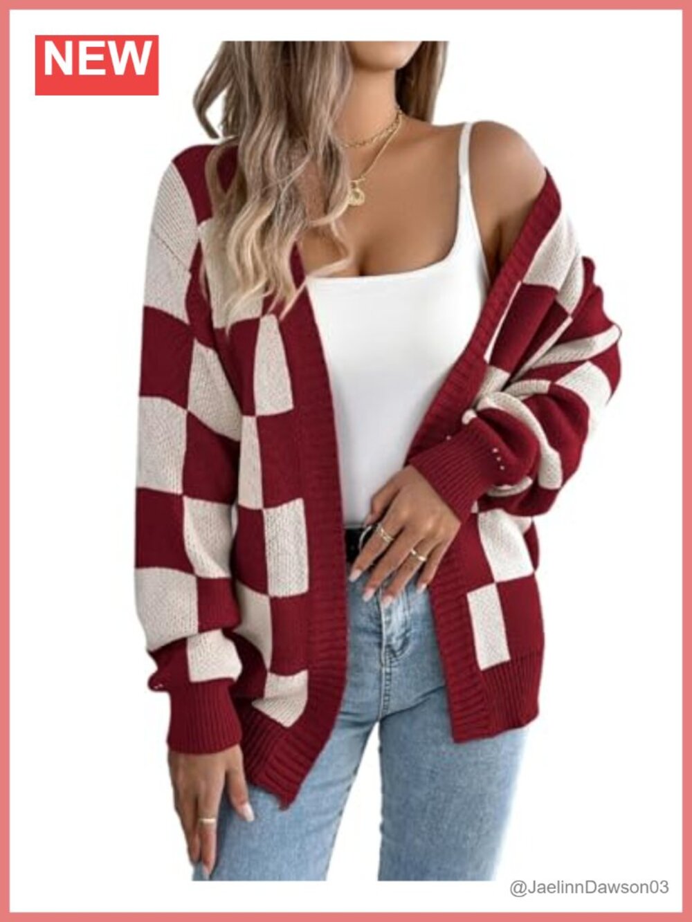 Chunky Knit Cardigan Open Front V Neck Long Sleeve Sweater